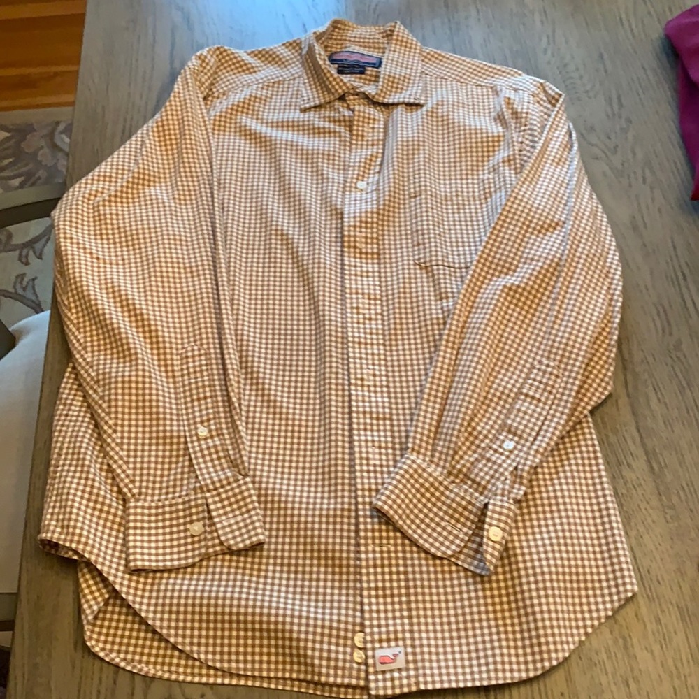 Vineyard vine men’s long sleeve button down shirt